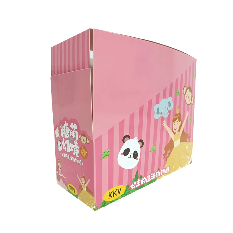 400 g vit korttryck och återlättningsfilm, Lollipop PDQ Paper Display Box